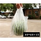 50 Pcs 0.03 / 0.05mm Clear PE Plastic Vest Shopping Bags for Vegetables Supermarket Retailing Bags